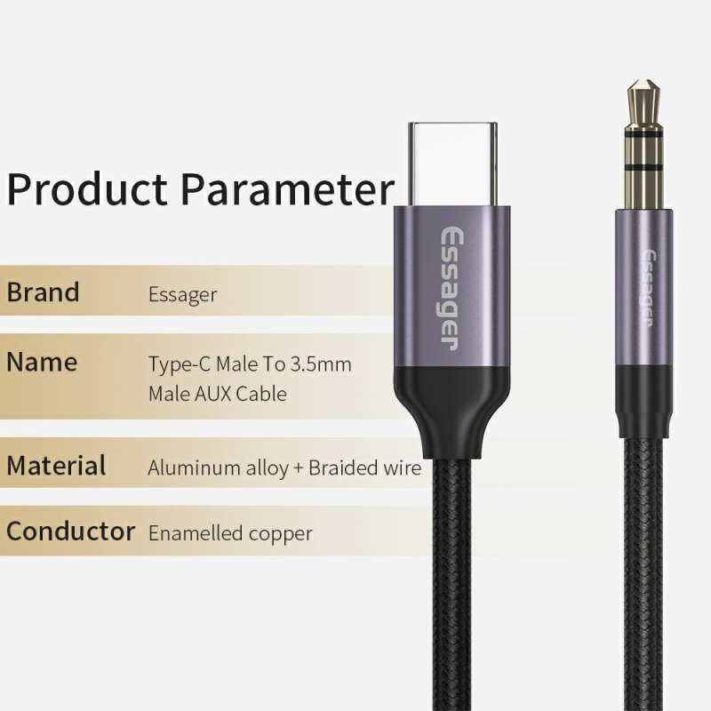 Essager Usb C To 3.5mm Aux Jac – Earphone Splitter Jack Bewertung und Preis