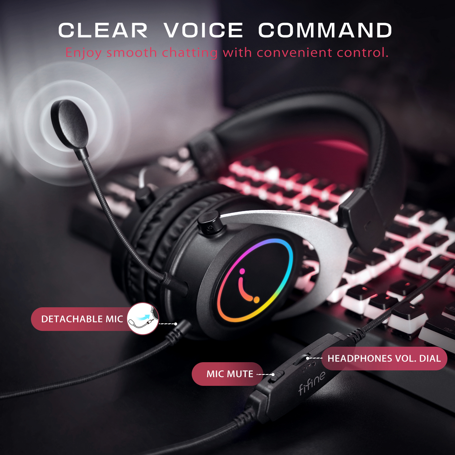 FIFINE Gaming Headpset with Dy – Gaming Headset Rgb Bewertung und Preis