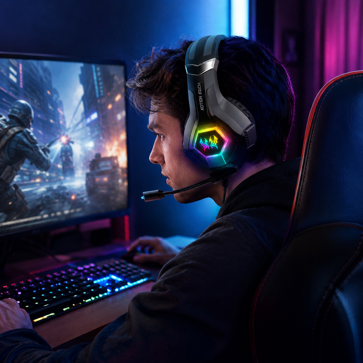 GS450 Wired Gaming Headset RGB – Gaming Headset Rgb Bewertung und Preis