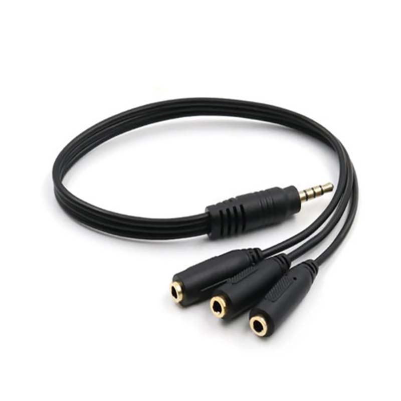 【C】3.5mm 3-Way Port Aux Audio  – Earphone Splitter Jack Bewertung und Preis