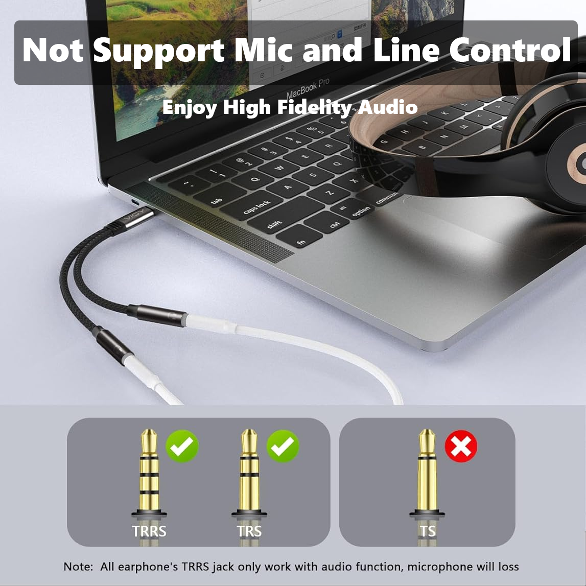 USB C To Dual 3.5mm Female Hea – Earphone Splitter Jack Bewertung und Preis