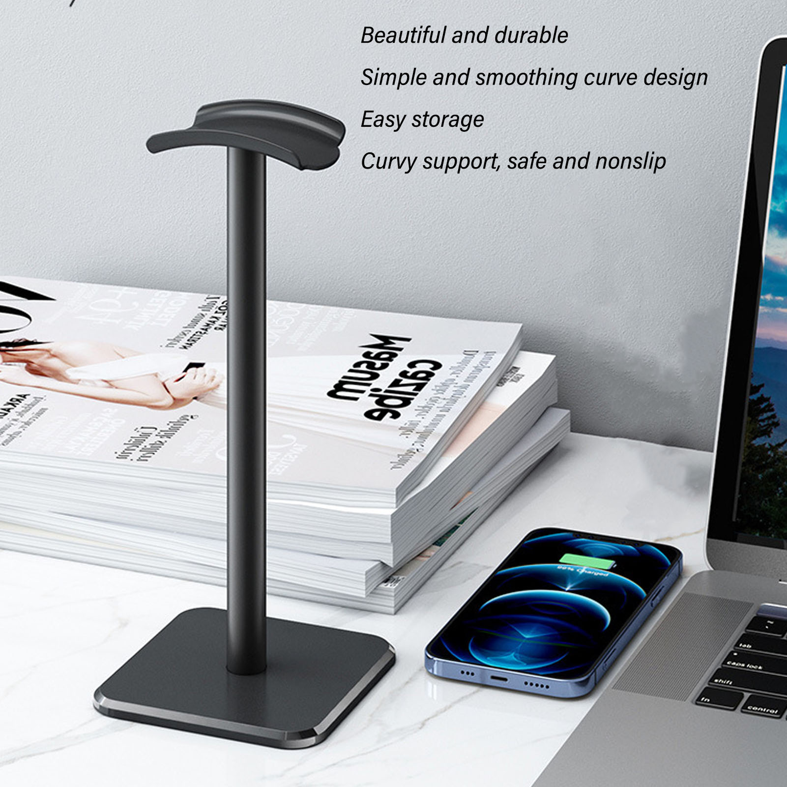 Headphone Stand Rounded Corner – Headphone Stand Desk Bewertung und Preis