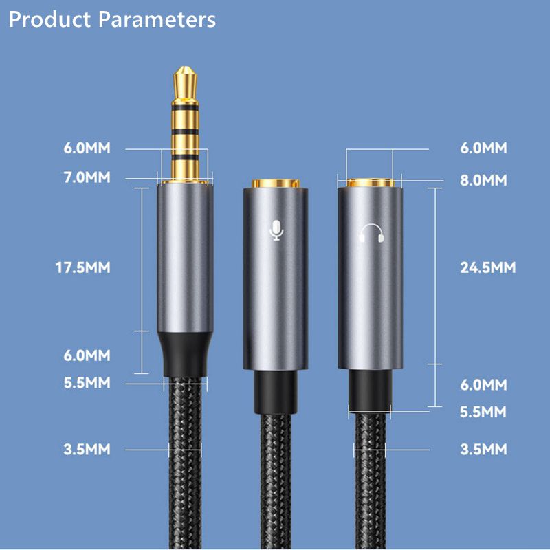 3.5mm Jack Aux Audio Cable Mal – Earphone Splitter Jack Bewertung und Preis