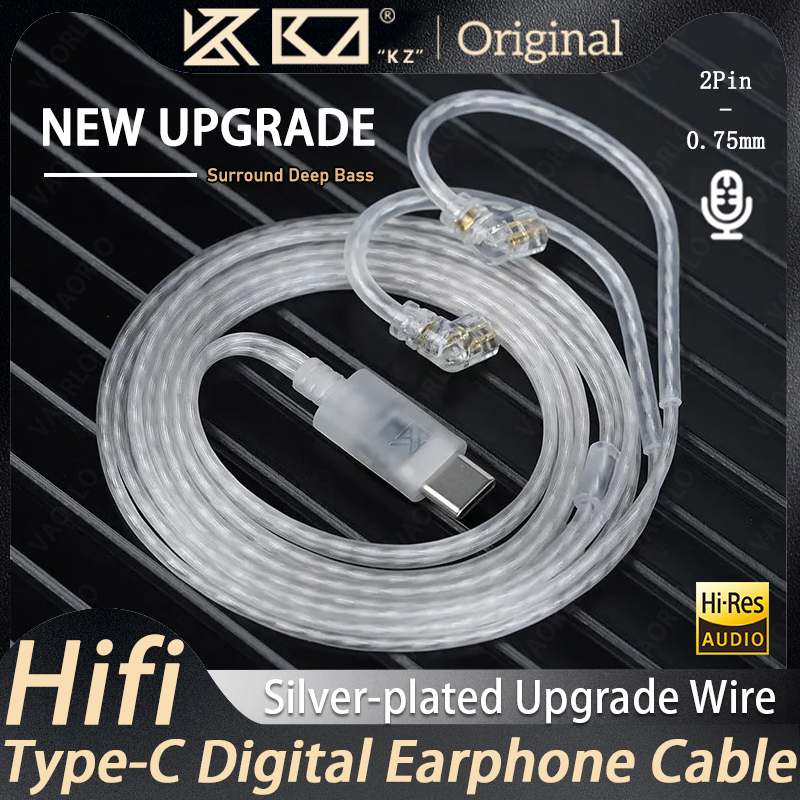 KZ Earphones Type-c 2PIN Cable – Wired Earphone Mic Bewertung und Preis