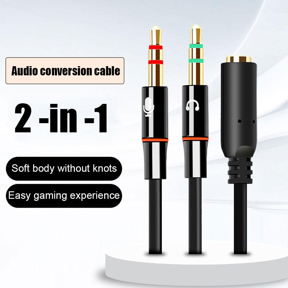 Headphone Microphone Audio Con – Audio Splitter Y Bewertung und Preis