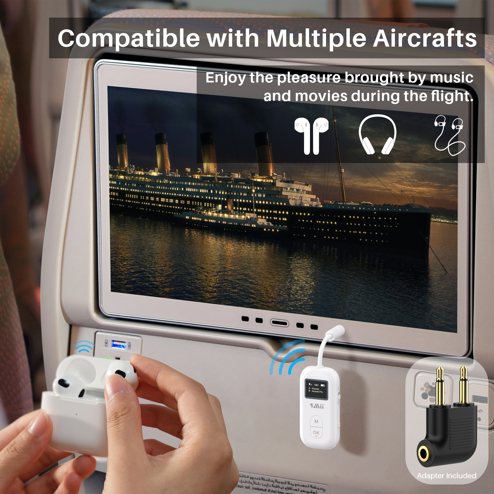 1Mii Airplane 3.5mm AUX Blueto – Bluetooth Adapter Receiver Bewertung und Preis