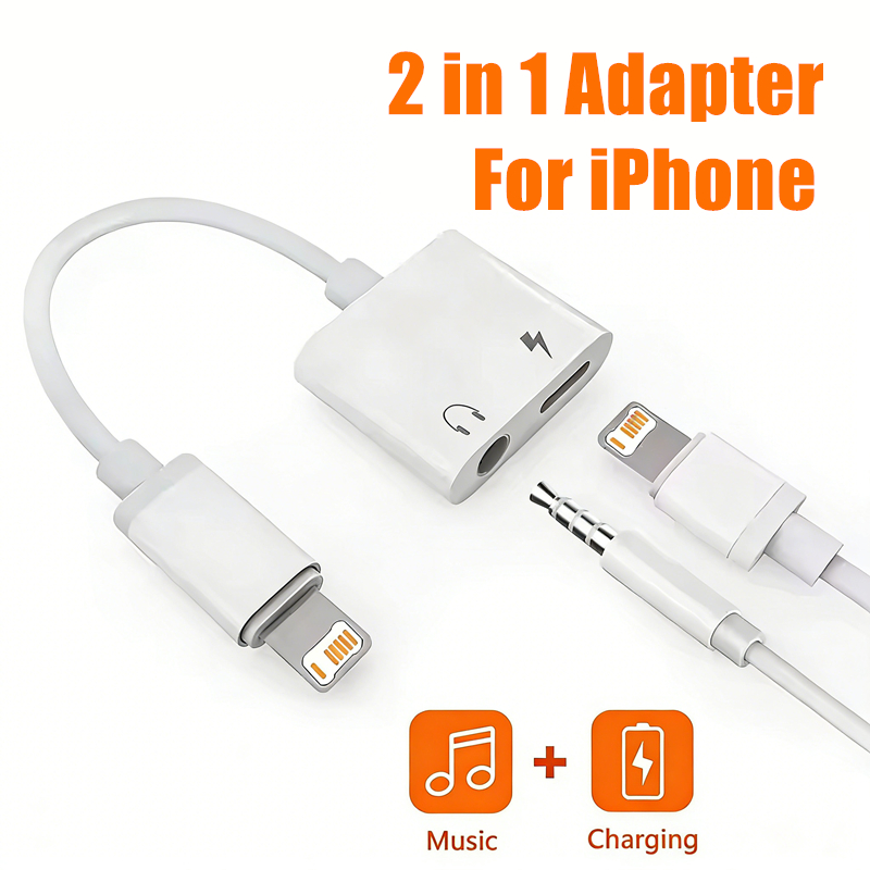 2 in 1 iOS to 3.5mm Jack Audio – Earphone Splitter Jack Bewertung und Preis