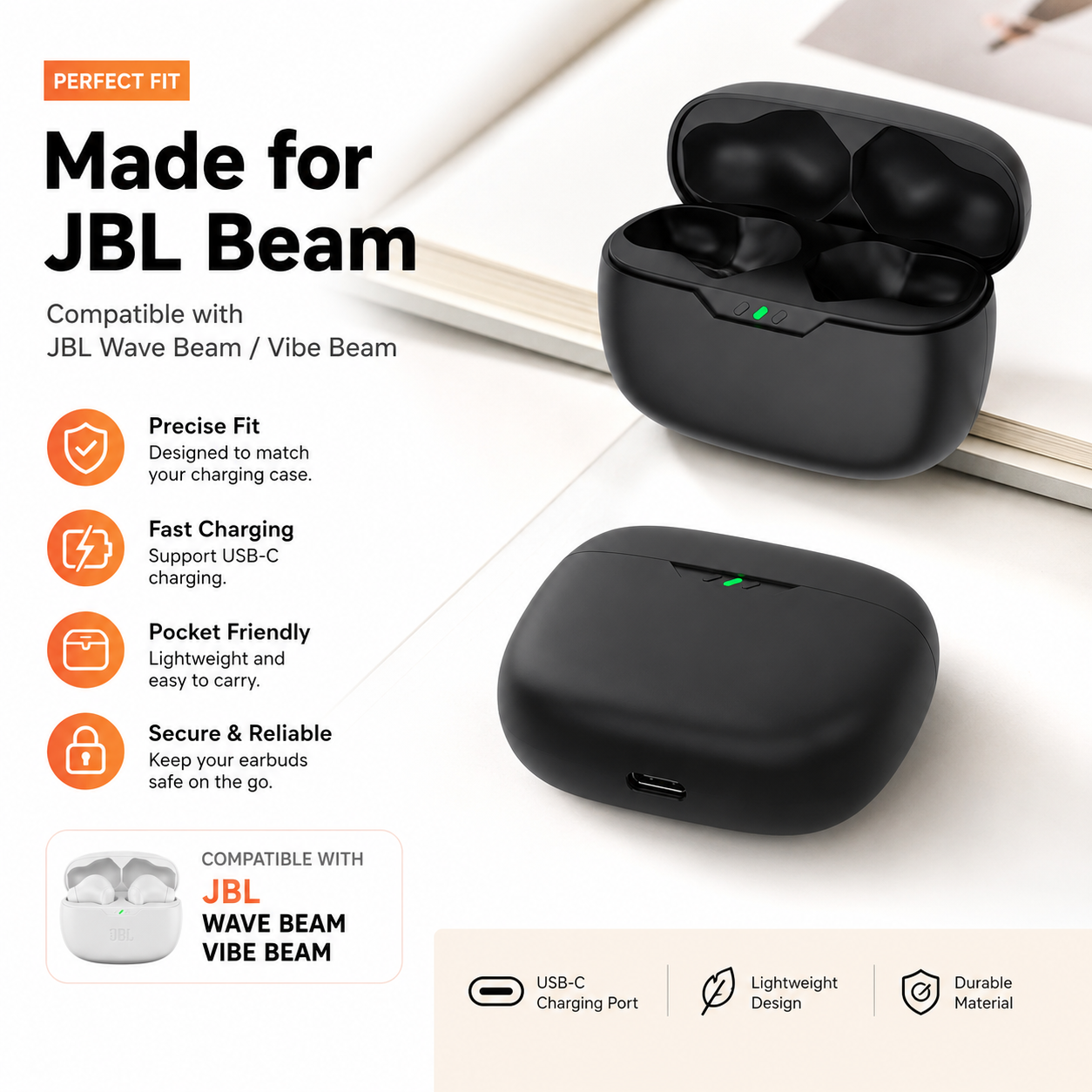 Charging Case For JBL Wave Bea – Earbuds Charging Case Bewertung und Preis